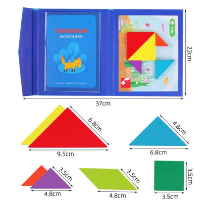 ShapeWise | Stimuleer logisch denken - Magnetische tangram puzzel
