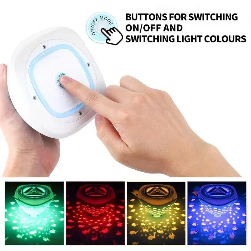 AquaGlow | Kleurrijk waterplezier - Visjes Lichtprojectie