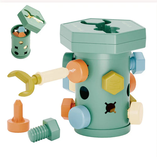 ScrewPlay | Bouw, draai en leer - Montessori schroefspeelgoed