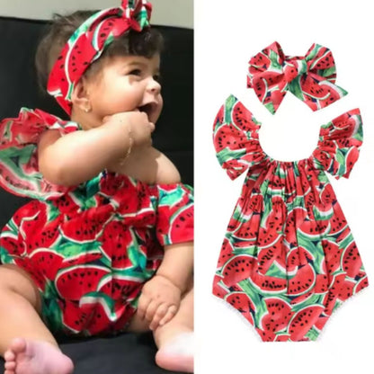 Littlelooks | Tropische Stijl En Draagcomfort - Meisjes Zomersetje