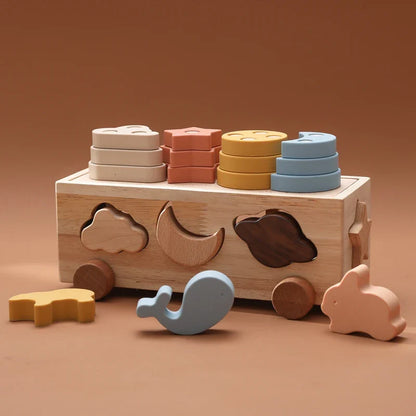 Sortiwood | Educatief Sorteren En Spelen - Houten Sorteerspel