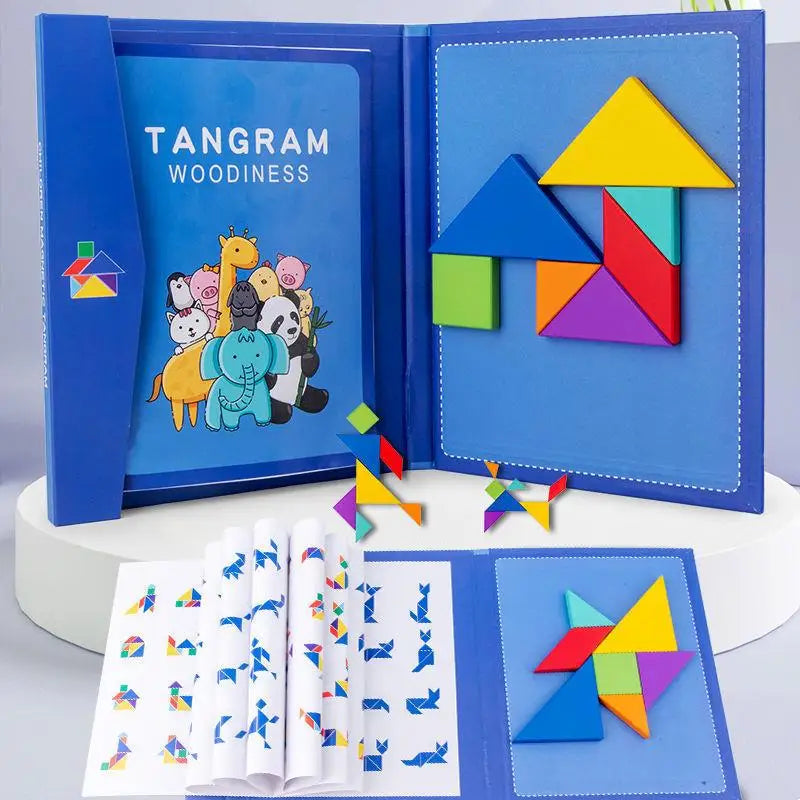 ShapeWise | Stimuleer logisch denken - Magnetische tangram puzzel