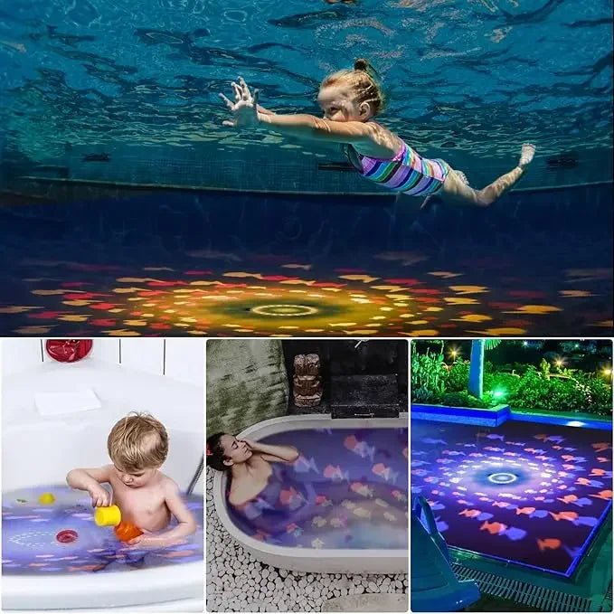 AquaGlow | Kleurrijk waterplezier - Visjes Lichtprojectie