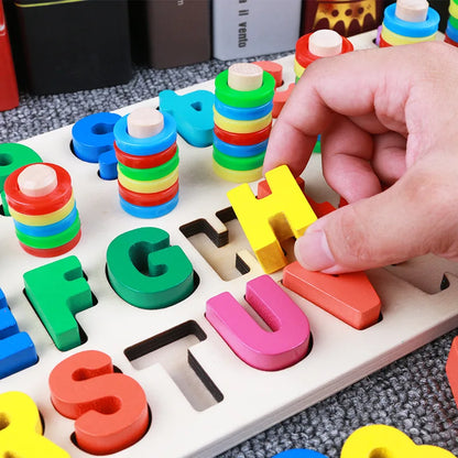LogicWood | Reken & leesontwikkeling - Educatief houten bordspel