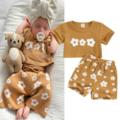 Littlelooks | Zomers En Fleurig - Baby Outfit Setje