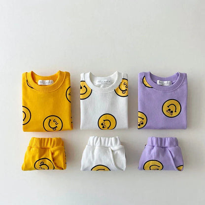 Littlelooks | Stralend De Dag In – Smiley Kinderoutfit
