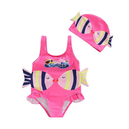 Littlelooks | Badpak Met Vismotief – Meisjes Badpak