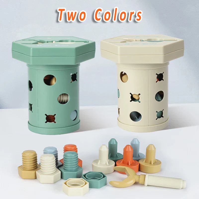 ScrewPlay | Bouw, draai en leer - Montessori schroefspeelgoed