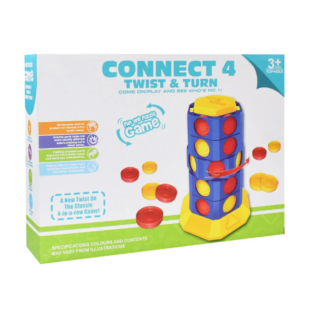 Spinmatch | Interactief Strategie Spel - 3D Vier-Op-Een-Rij