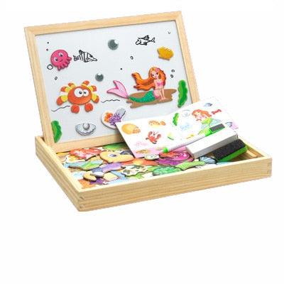 Magnoboard | Speel Met Vormen En Krijt - Educatief Speelbord