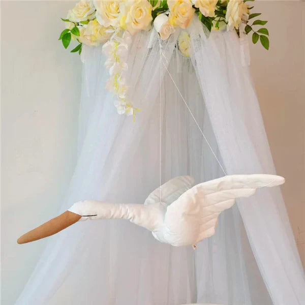 Moonswan | Zachte Kleuren En Sierlijk Design - Zwaan Hangdecoratie
