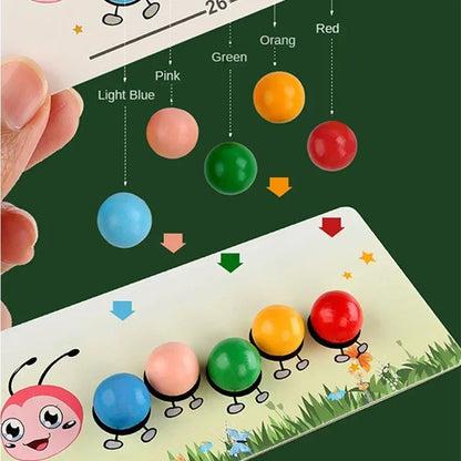 Snapbeads | Kleurrijk Spel Voor Behendigheid - Houten Knijpspel