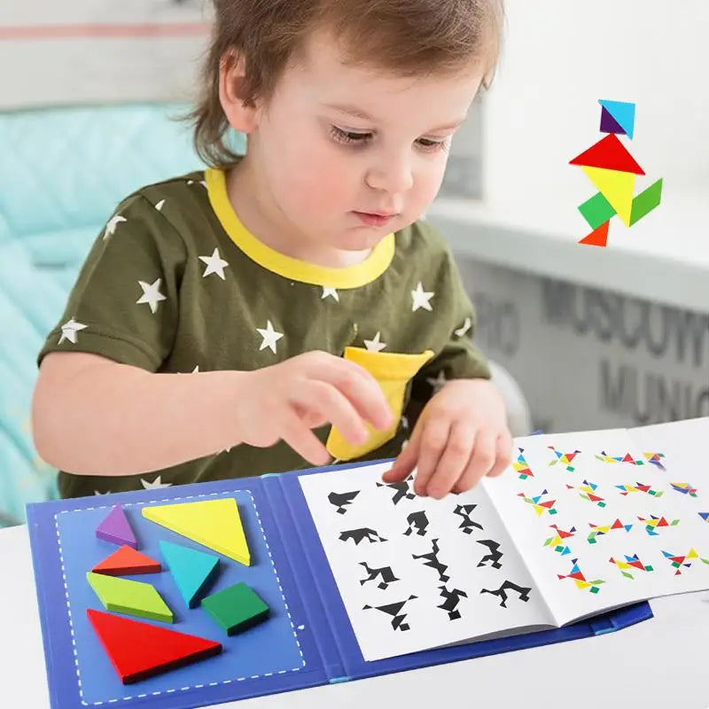 ShapeWise | Stimuleer logisch denken - Magnetische tangram puzzel