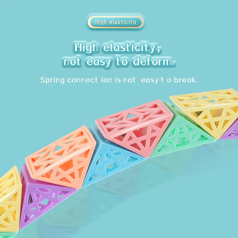 Shapesnake | Ontdek Patronen En Structuren - Vouwbare Blokpuzzel