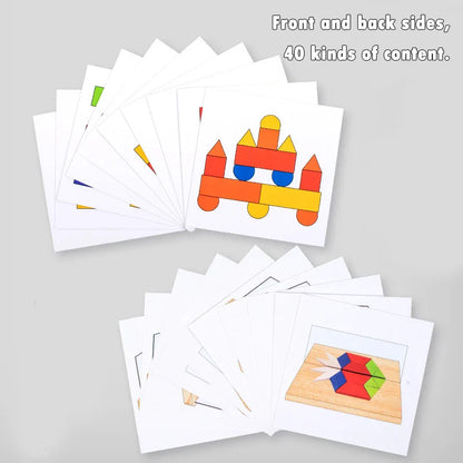 MirrorMagic | Spiegelen en ontdekken - Spiegelblok puzzelset