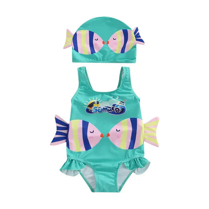 Littlelooks | Badpak Met Vismotief – Meisjes Badpak