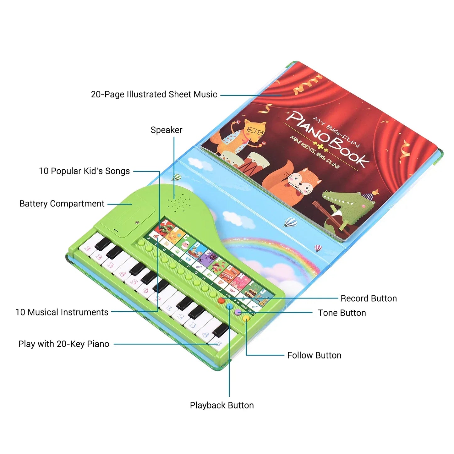 Melodybook | Muzikale Ontdekkingsreis - Pianoboek
