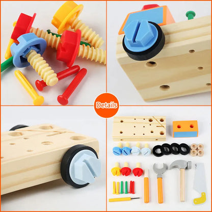 Fixcar | Schroeven En Ontdekken - Montessori Schroefbord