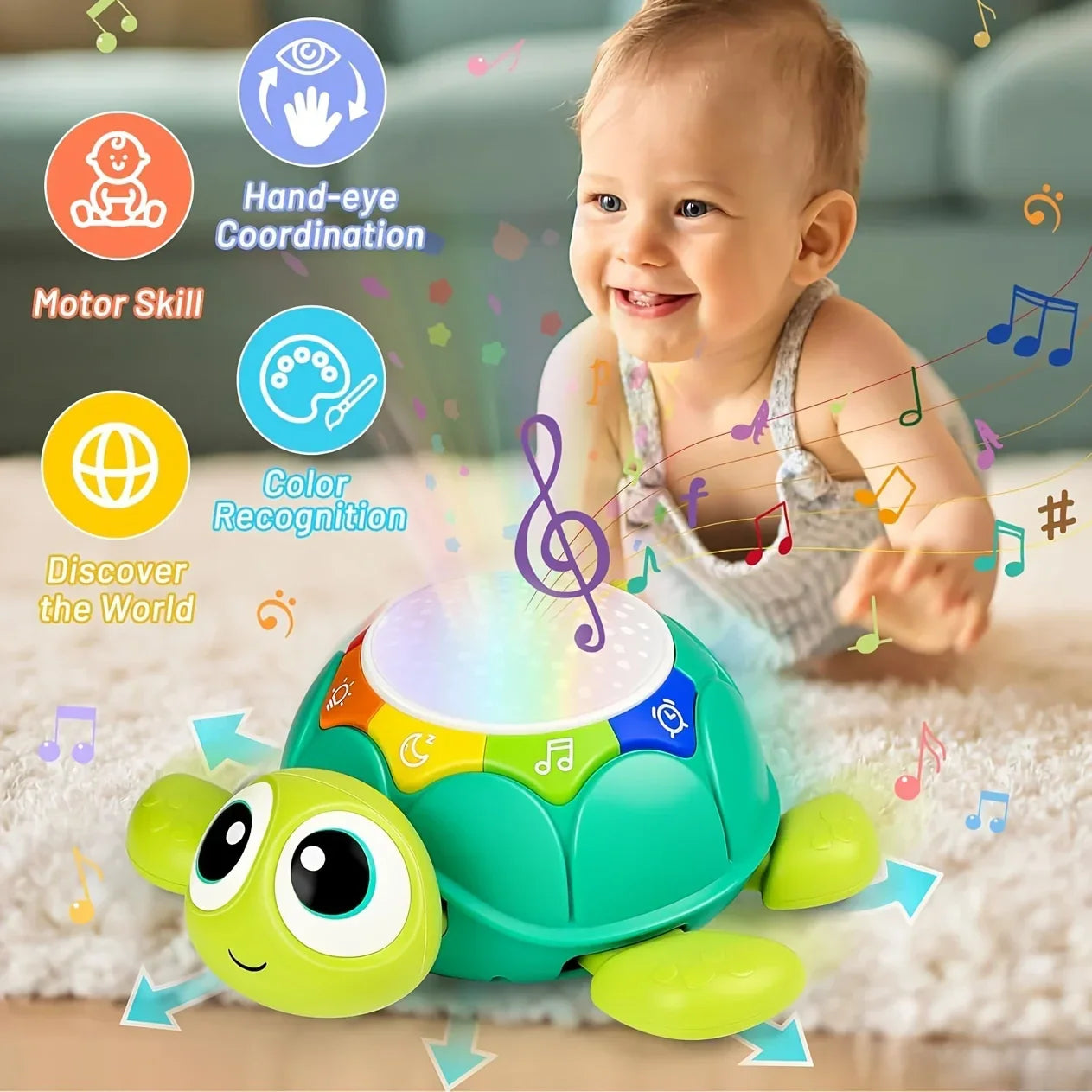 Magicturtle | Lichtjes En Geluidjes - Sterprojector