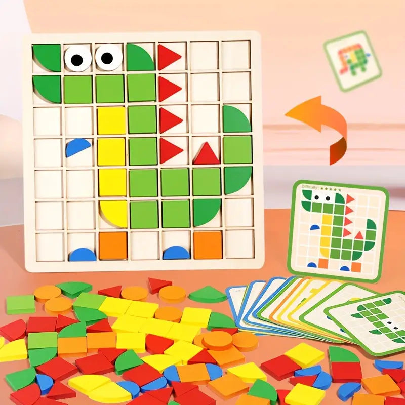 Patternplay | Ontwerp Kleurrijke Meesterwerken - Educatief Mozaïekspel