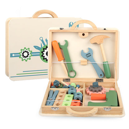 Fixitfun | Speels Leren Met Houten Tools - Houten Gereedschapsset