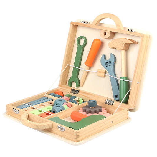 Fixitfun | Speels Leren Met Houten Tools - Houten Gereedschapsset