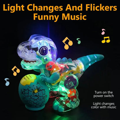 Dinoglow | Lichtgevende Dino Met Muziek - Speelgoed Dino
