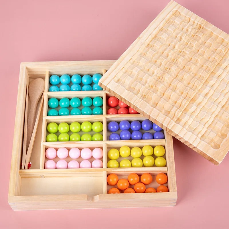 Beadblox | Montessori Kralen Bord - Kleur, Tel & Win Spel Voor Creatieve Kids