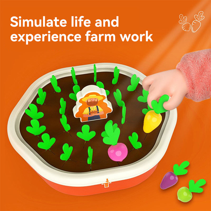 Farmfun | Spelend Leren Over Groenten - Houten Moestuin