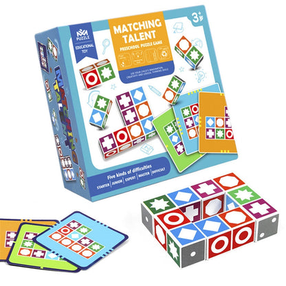 Braintwist | Kleurrijke Houten Blokkenpuzzel - Educatief Denkspel