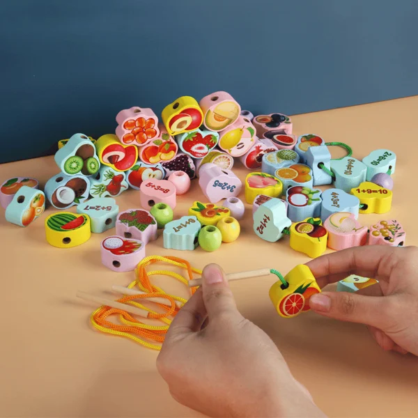 Lacefun | Leren En Rijgen - Educatieve Rijgkralen