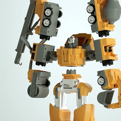 Buildomagnet | Bouw Voertuigen En Robots - Magnetisch Speelgoed