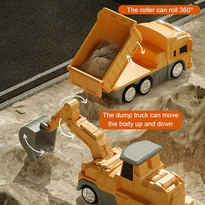 Buildomagnet | Bouw Voertuigen En Robots - Magnetisch Speelgoed