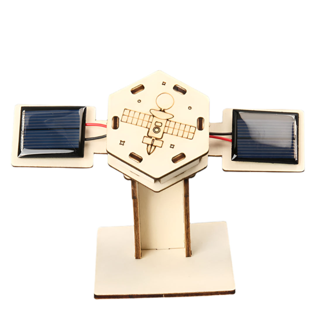 Solarvision  Leer En Bouw Een Satelliet - Houten Modelset