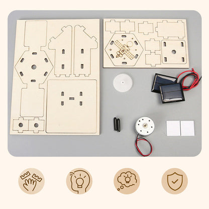 Solarvision  Leer En Bouw Een Satelliet - Houten Modelset