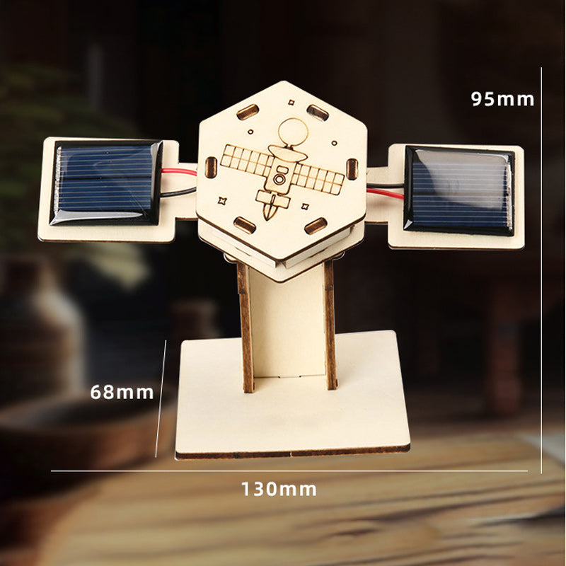 Solarvision  Leer En Bouw Een Satelliet - Houten Modelset
