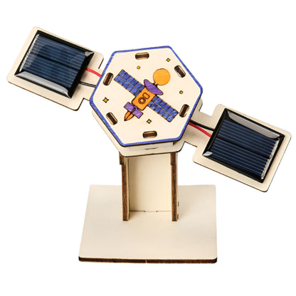 Solarvision  Leer En Bouw Een Satelliet - Houten Modelset