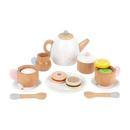 Littletea | Fantasierijke Speelset Voor Thee - Houten Theeset