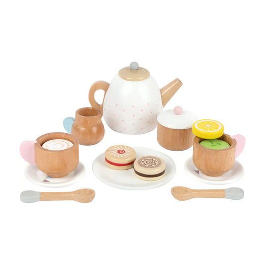 Littletea | Fantasierijke Speelset Voor Thee - Houten Theeset