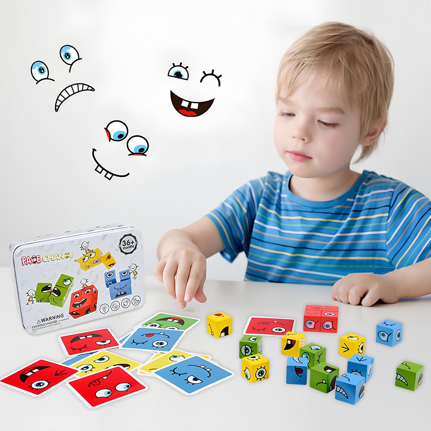 Happyfaces | Leer Emoties Begrijpen - Gezinsbordspel