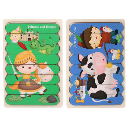 Wildmind Puzzel | Leer Vormen En Kleuren - Houten 3D Puzzel