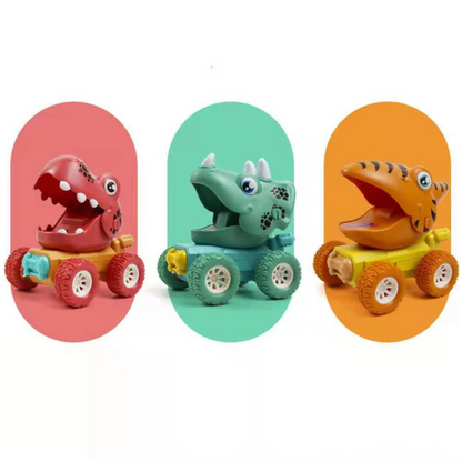 Dinodrive | Terugtrekbare Dino Racewagens - Speelgoed Auto